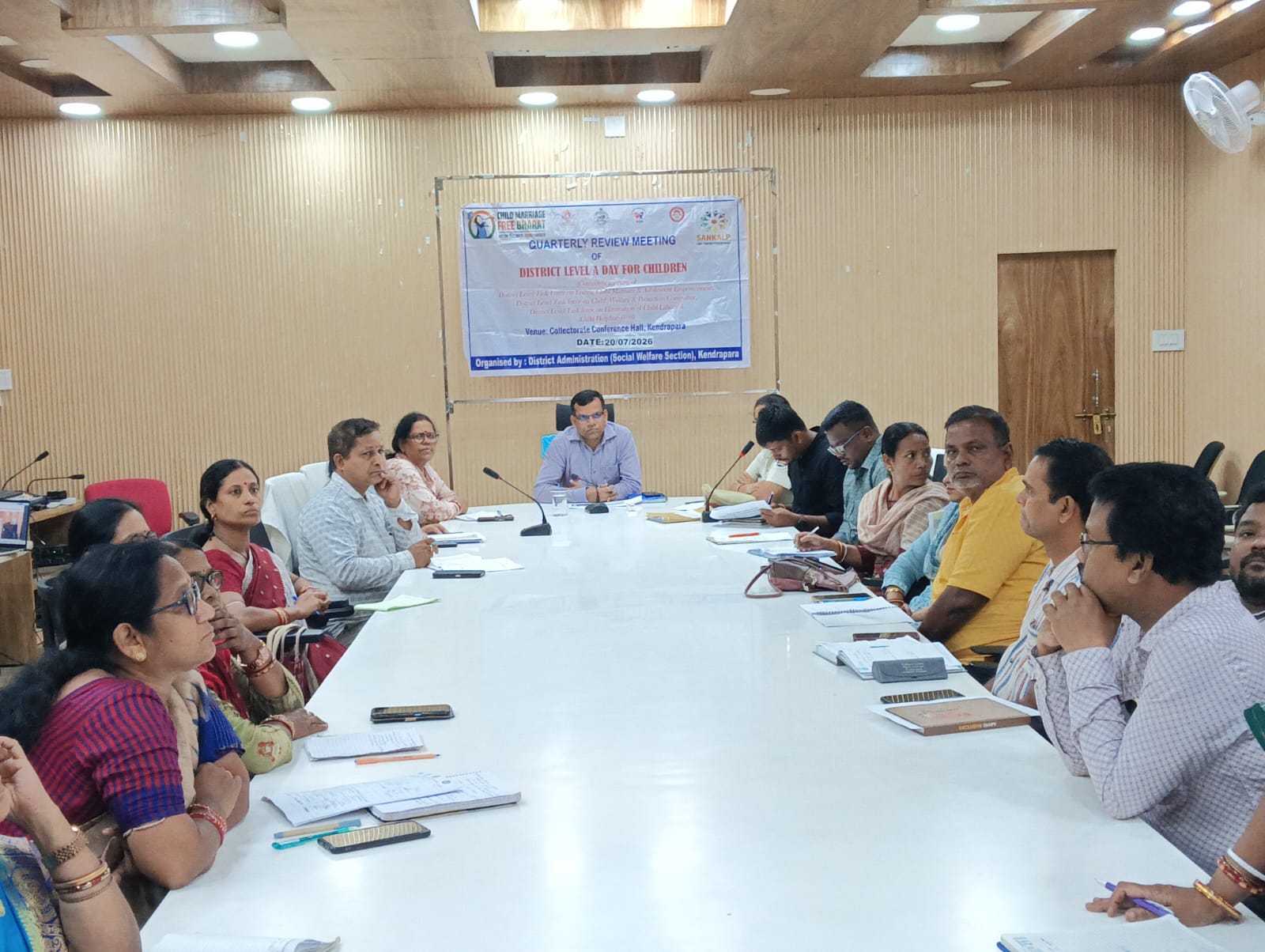 କିଶୋର କିଶୋରୀଙ୍କ ସଶକ୍ତୀକରଣ, ବାଲ୍ୟ ବିବାହ ଓ ଶିଶୁ ଶ୍ରମ ନିରାକରଣ ସମ୍ପର୍କିତ ତ୍ରୈମାସିକ ସମୀକ୍ଷା ବୈଠକ ଅନୁଷ୍ଠିତ