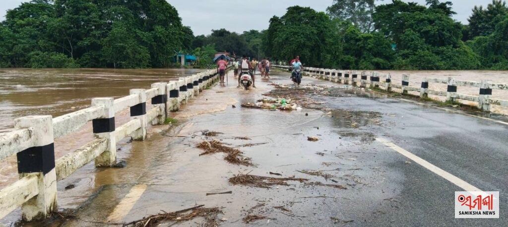 ତୃତୀୟ ଥର ବନ୍ୟାରେ ମୟୂରଭଞ୍ଜରେ ବ୍ୟାପକ କ୍ଷତି,ଚାଷୀ ହତାଶ – ସମୀକ୍ଷା ଖବର