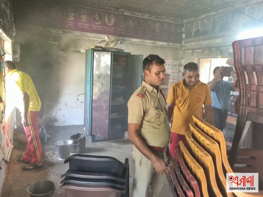 ନୂଆଗାଁ: ବିଦ୍ୟୁତ୍ ସର୍ଟସର୍କିଟ୍‌ରୁ ବିଦ୍ୟାଳୟ ପରିସରରେ ଅଗ୍ନିକାଣ୍ଡ – ସମୀକ୍ଷା ଖବର