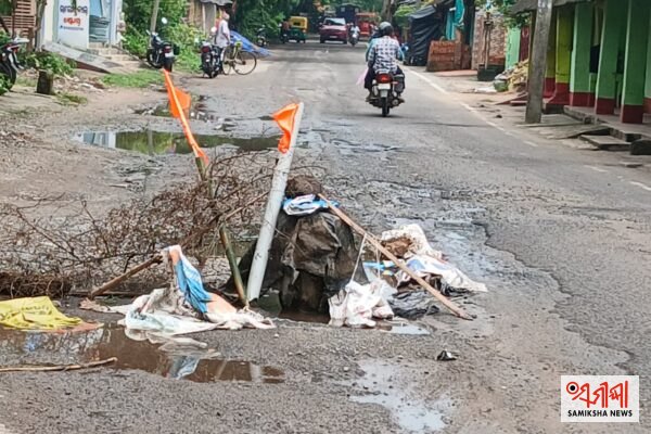 ପିପିଲି-ଦାଣ୍ଡମୁକୁନ୍ଦପୁର ରାସ୍ତା ମରଣଯନ୍ତା ପାଲଟିଛି – ସମୀକ୍ଷା ଖବର