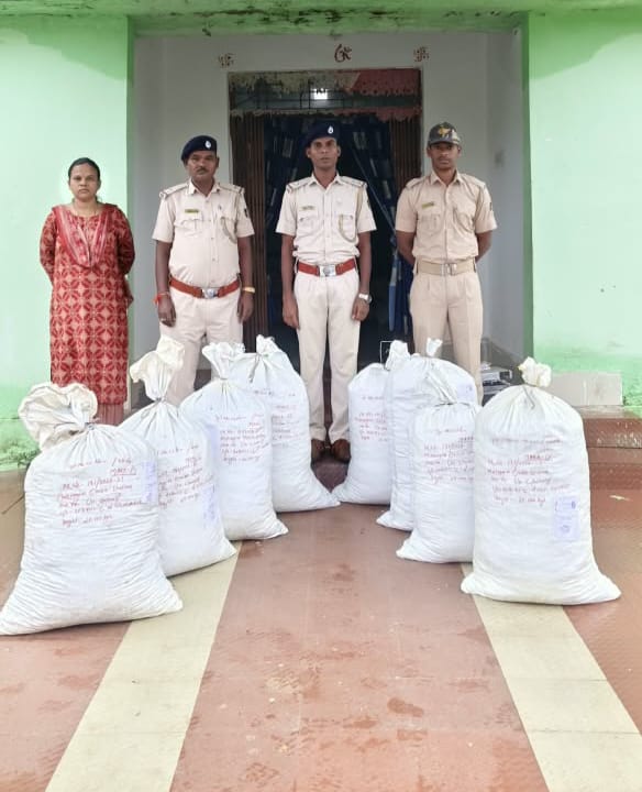 ମାଲକାନଗିରି:୨୦୩ କେଜି ଗଞ୍ଜେଇ ଜବତ