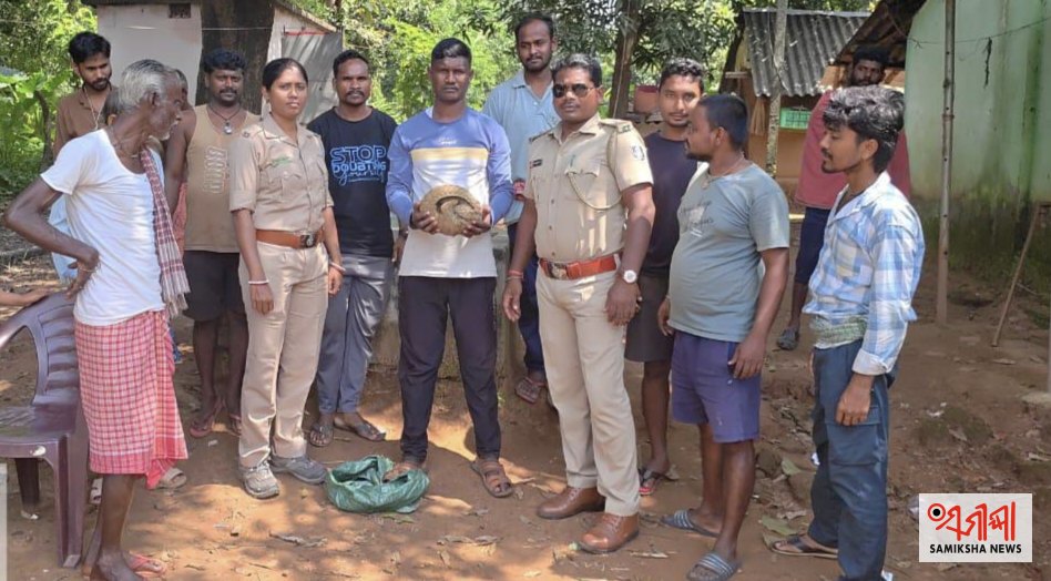ଏମ୍ଭି-୫୩ ଗାଁରୁ ଉଦ୍ଧାର ହେଲା ବଜ୍ରକାପ୍ତା ,ବନ ବିଭାଗର ତତ୍ପରତା; ସୁସ୍ଥ ହେଲେ ପ୍ରାକୃତିକ ପରିବେଶରେ ଛଡ଼ାଯିବ – ସମୀକ୍ଷା ଖବର