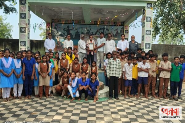 ଗୁରୁଣ୍ଡା ହାଇସ୍କୁଲ କିରାଣୀ ଲକ୍ଷ୍ମୀକାନ୍ତ ସରାଫଙ୍କ ଅବସରକାଳୀନ ସମ୍ବର୍ଦ୍ଧନା ସମାରୋହ – ସମୀକ୍ଷା ଖବର