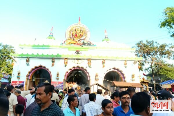 ଜଗତସିଂହପୁର : ଝଙ୍କଡ଼ ବାସିନୀ ମା ସାରଳା ଙ୍କ ଅଷ୍ଟମୀ ତିଥିରେ ଦର୍ଶନ ପାଇଁ ଭକ୍ତଙ୍କ ଭିଡ଼ – ସମୀକ୍ଷା ଖବର